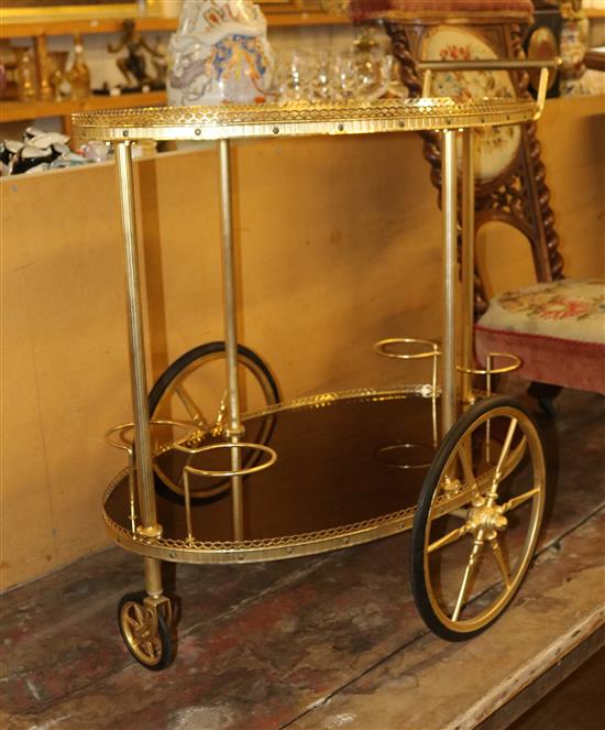 1960s cocktail trolley